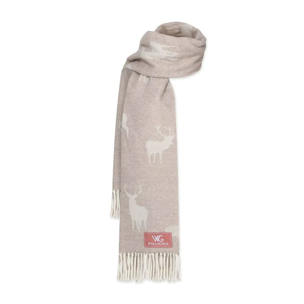 Miniatura: Welligogs Alaskan Wool Scarf - Stag