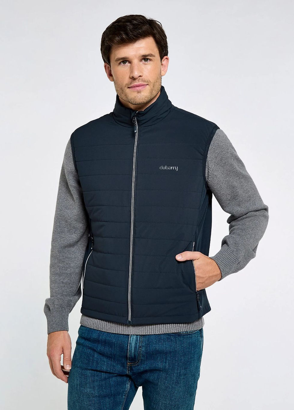 Миниатюра: Dubarry Solent Lightweight Men’s Hybrid Gilet - Navy