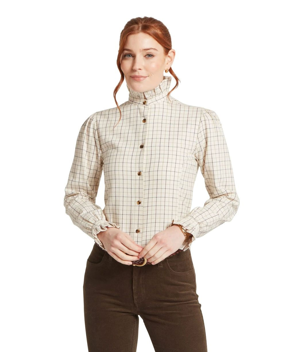Schoffel Sheringham Shirt in Beetroot Check