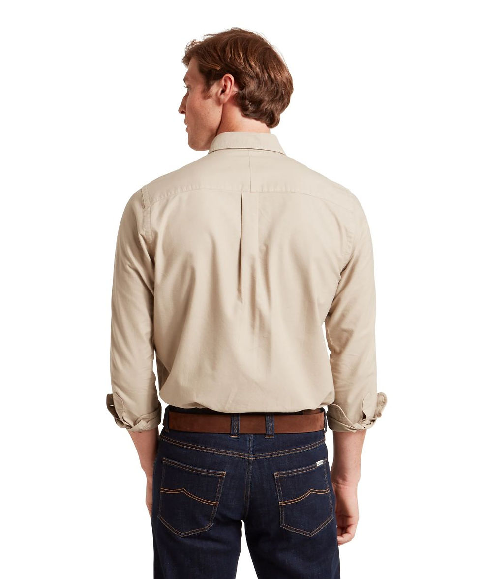 Miniaturebillede: Schoffel Cavendish Oxford Shirt - Beige