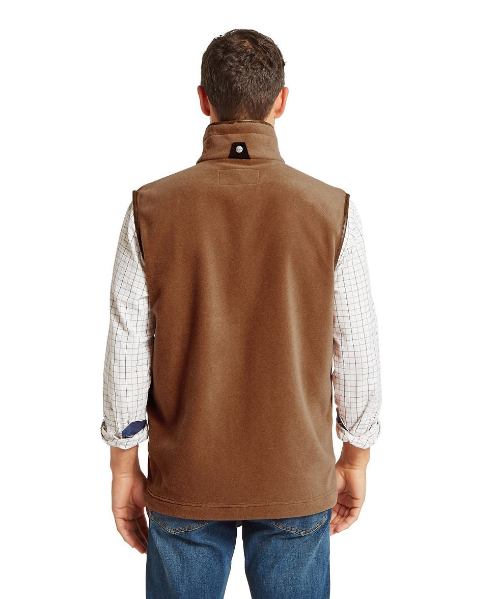 Thumbnail: Schoffel Oakham Fleece Gilet in Toffee