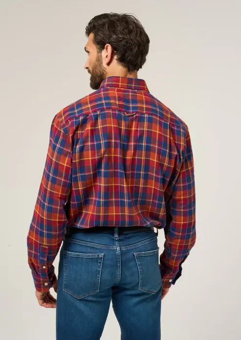 Alan Paine Ilkley Flannel Check Shirt
