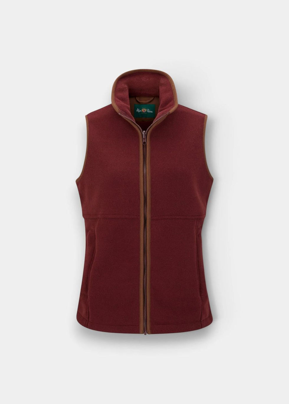 Thumbnail: Alan Paine Aylsham Ladies Fleece Gilet in Bordeaux