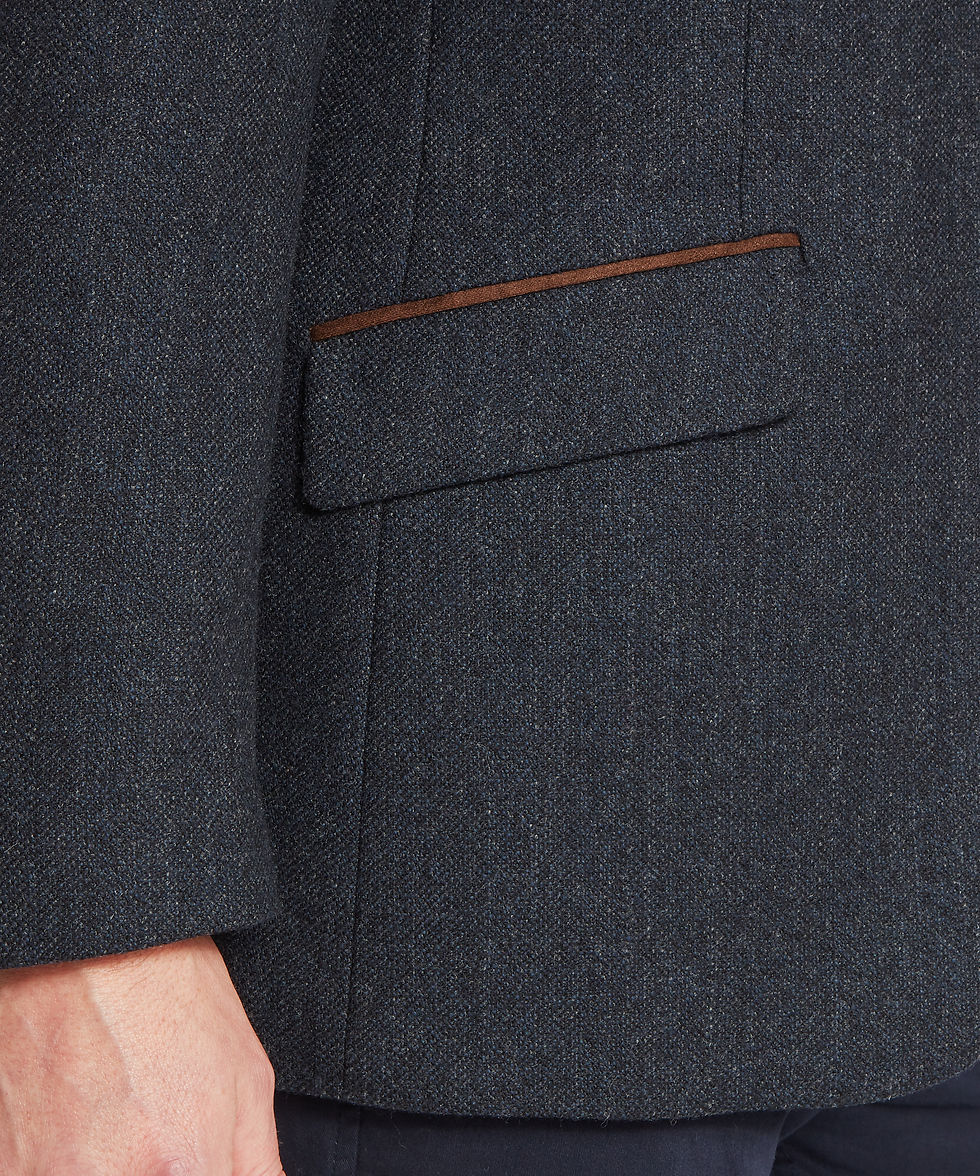 Miniatura: Schoffel St Andrews Tweed Sports Jacket in Blue