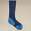 الصورة المصغرة: Le Chameau The Ultimate Socks Mid (Iris Socks) in Blue (Blue Fonce)