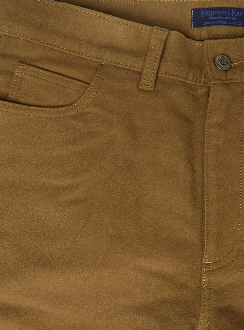Indexkép: Henry's of Moreton Men's Moleskin Jeans in Country Tan