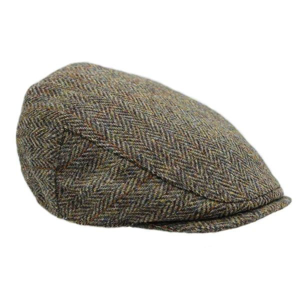Heather Highland Harris Tweed Flat Cap in Moorland