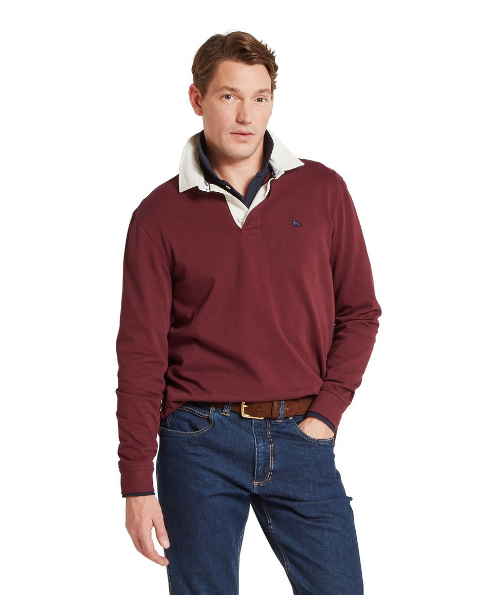 Miniatura: Schoffel Porthallow Rugby Shirt in Port
