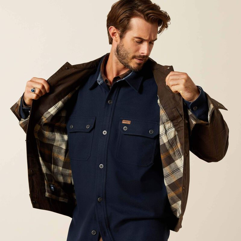 Miniatură: Ariat Drayham Wax Jacket in Brown