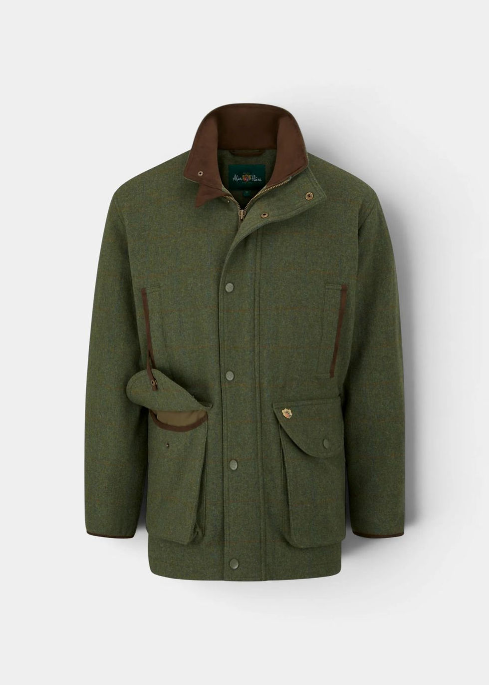 Miniaturebillede: Alan Paine Combrook Men's Tweed Field Coat in Mariner