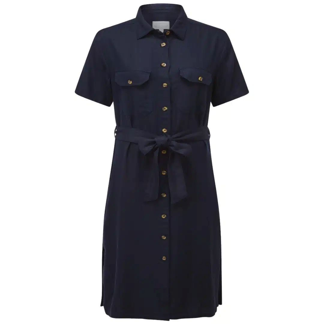 Schoffel Daisy Linen Dress - Navy