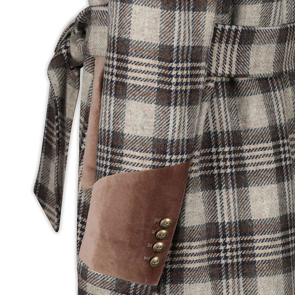 الصورة المصغرة: Welligogs Paddington Check Coat