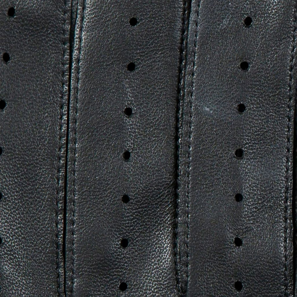 Miniaturebillede: Dents DELTA Men's Classic Leather Driving Gloves in Black/Berry
