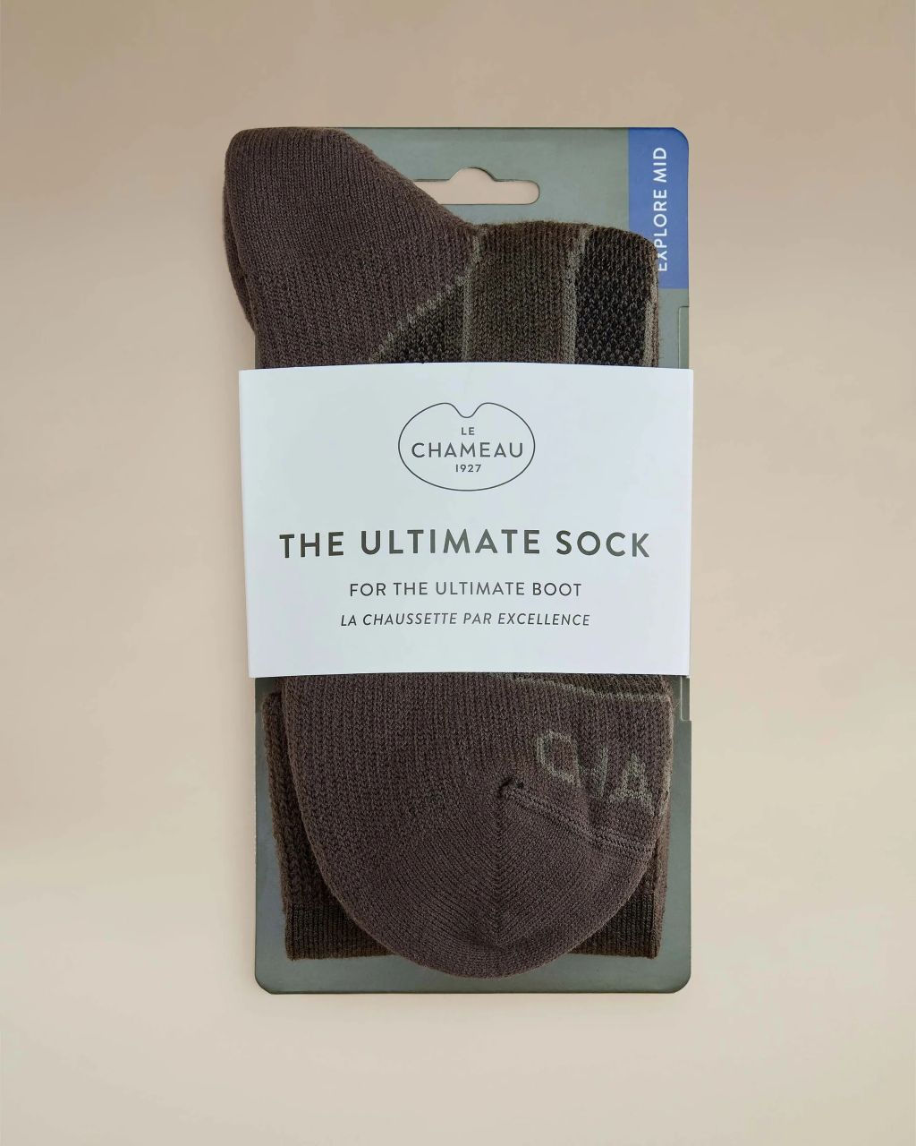 Le Chameau Explore Socks Mid - Chameau Green