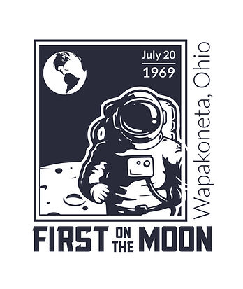 Wapak First on the Moon Committee Logo 6