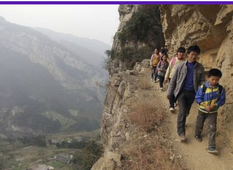 Six epic journeys to school. BBC Newsround video.