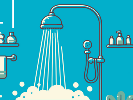 Bathroom water blitz - with Climate Action Countdown!