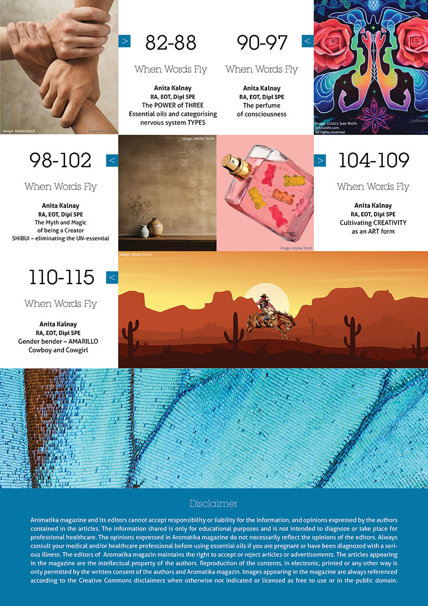 Thumbnail: Aromatika magazine 13.2.E1 2026. When words fly
