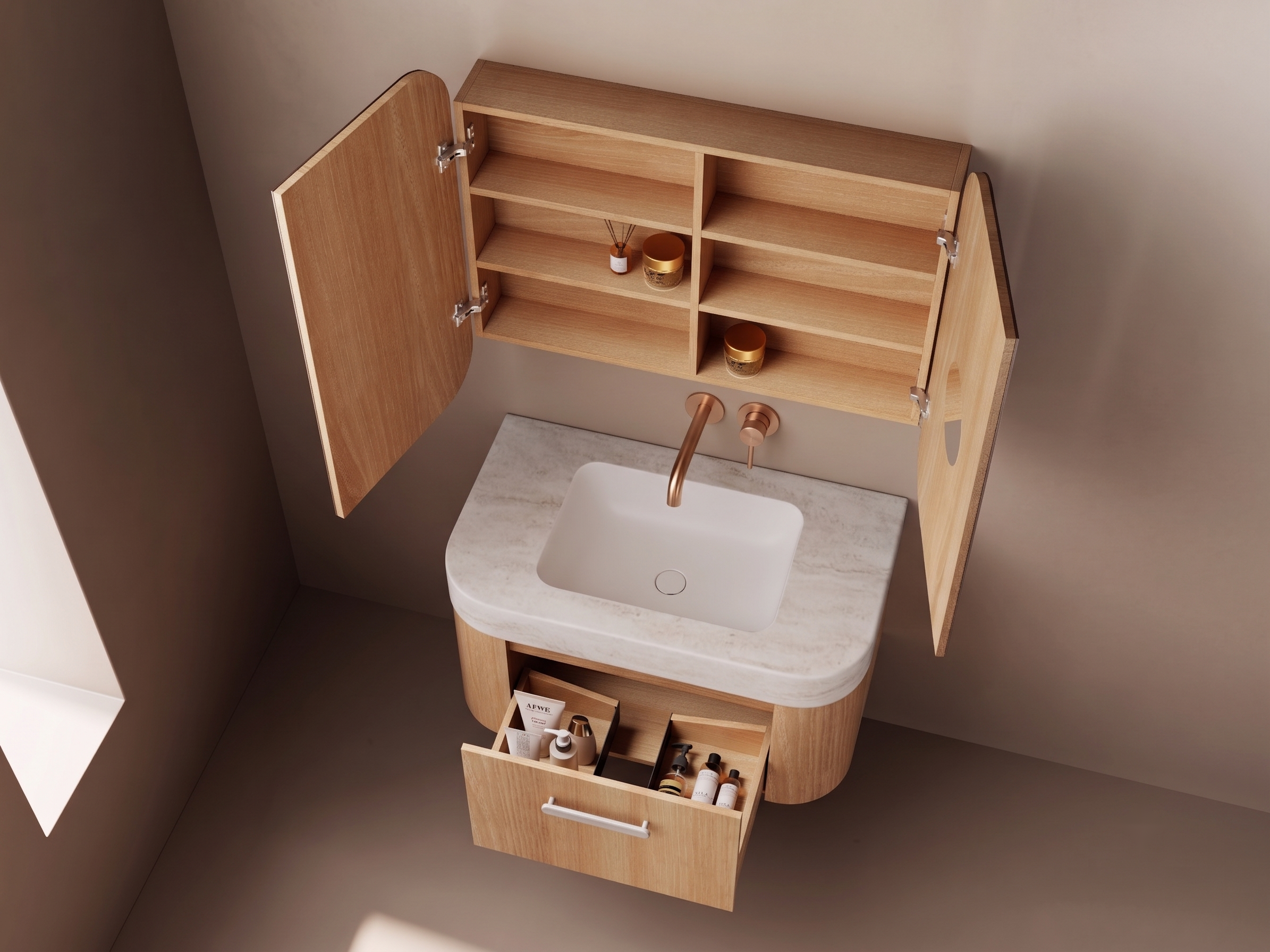 Luna Shaving Cabinet 900mm