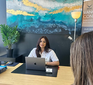 Vanguard Consultant help client with Registartion