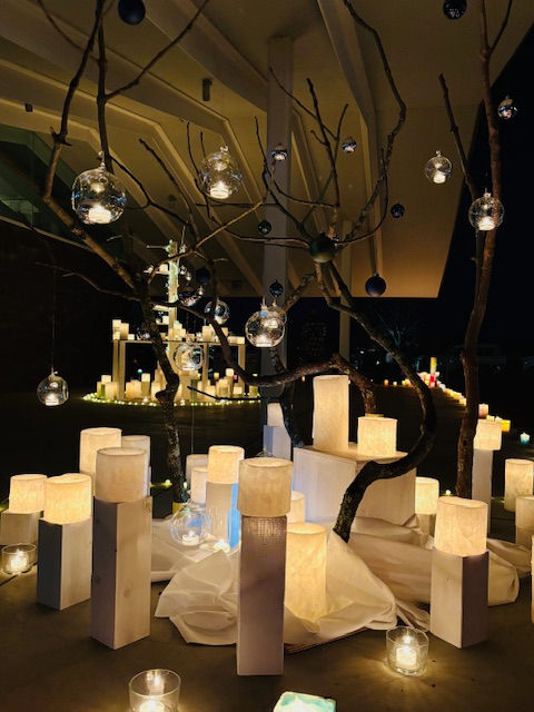 キャンドルの灯り