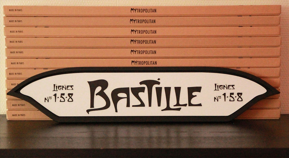 Thumbnail: Décoration, réplique station du métro Bastille