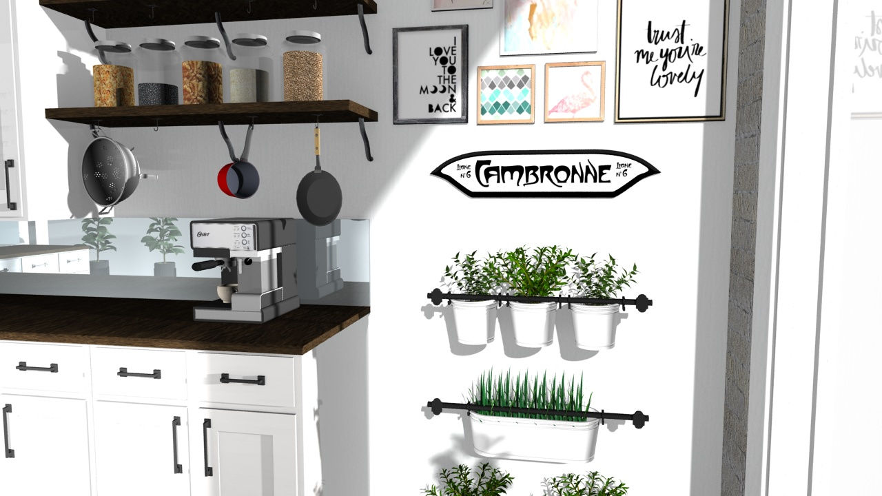 Décoration, réplique de la station du métro Cambronne