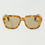 Thumbnail: Chunky Square Sunglasses With Yellow Tinted Frame in Light Tortoise Shell