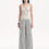 Thumbnail: Linen Vertical Stripe Wide Leg Casual Pants