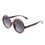 Thumbnail: Dreamwey - Round Fashion Rhinestone Circle Oversize Women's Sunglasses