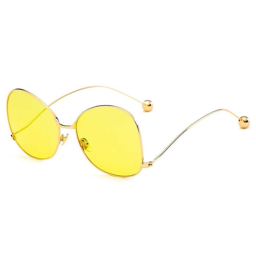 Thumbnail: Eugene - Women's Trendy Oversized Pantone Lens Sunglasses