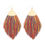 Thumbnail: Oversized Tassel Drop Earrings