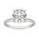 Thumbnail: 2 CTW Round Lab Grown Diamond Solitaire Engagement Ring 14K White Gold (G-Vs)