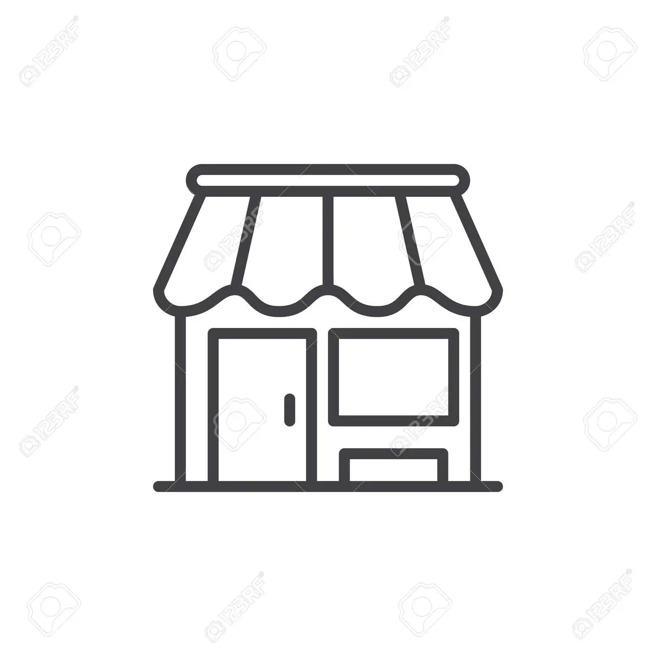 77956766-boutique-icône-de-ligne-de-magasin-signe-de-vecteur-de-contour-pictogramme-de-sty
