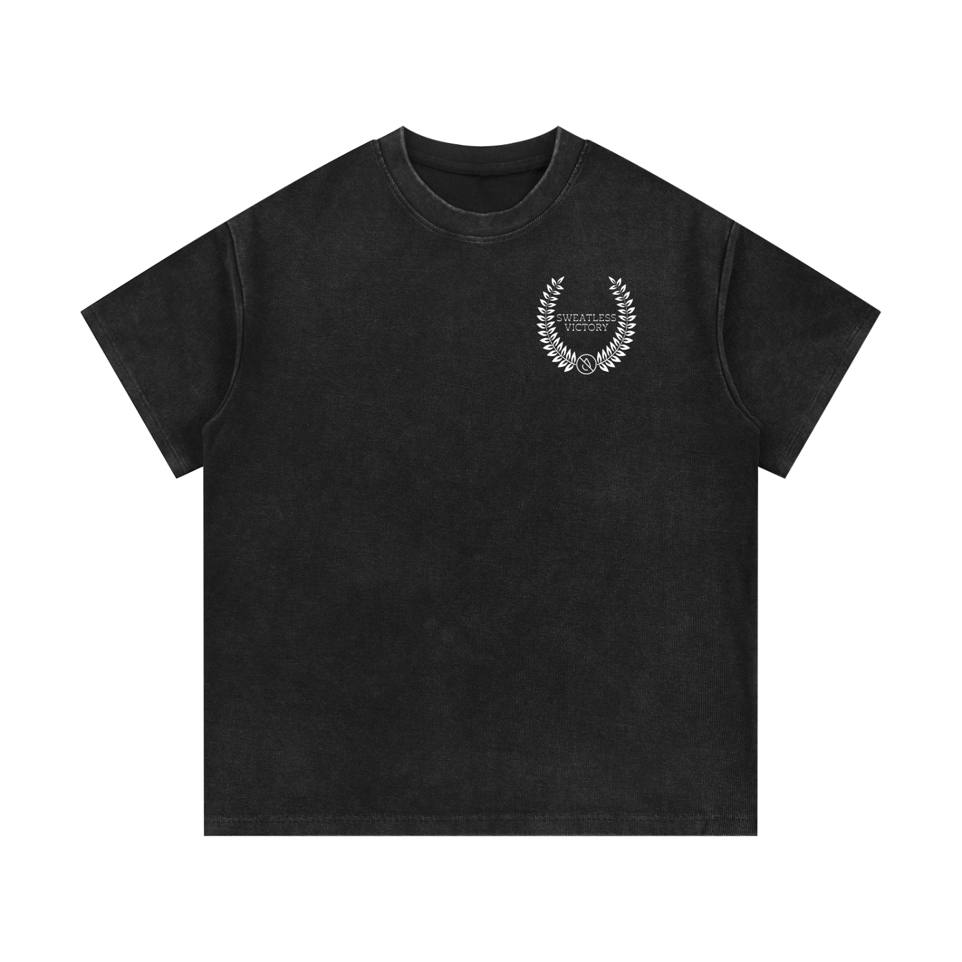 Mineral Wash Waffle Knit T-Shirt
