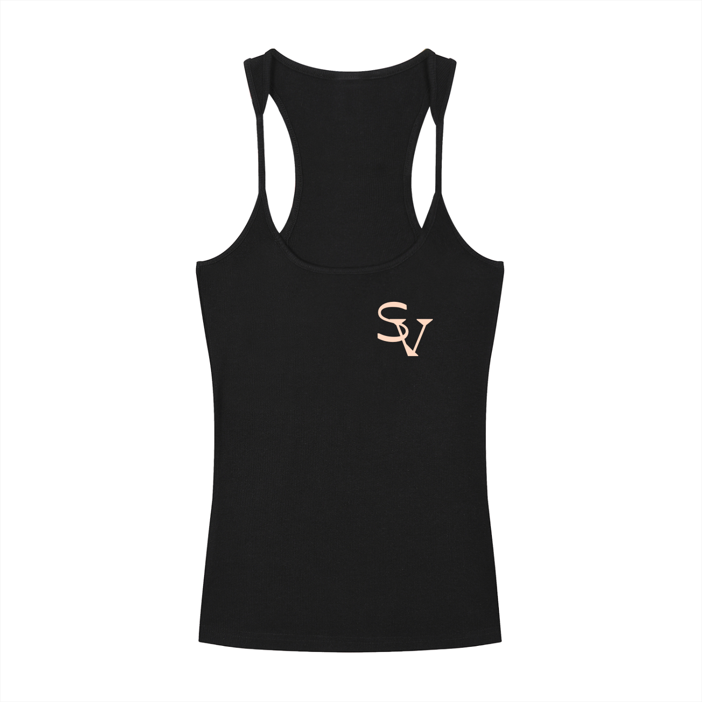 Slim Fit Ribbed Racerback Tank Top