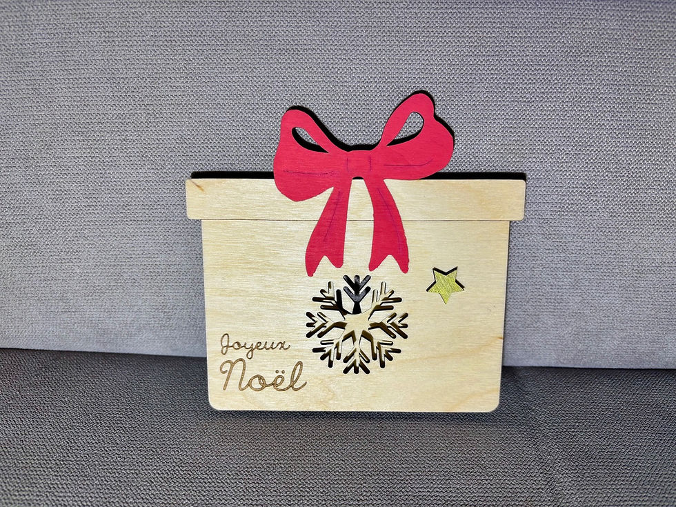 Miniature : Carte porte-billet(s) en bois