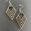 Miniature : Paire de boucles d'oreilles Losanges