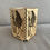 Miniature : Photophore en bois et verre
