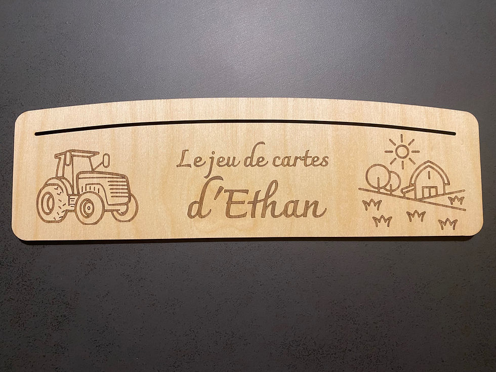 Miniature : Support de cartes à jouer à personnaliser