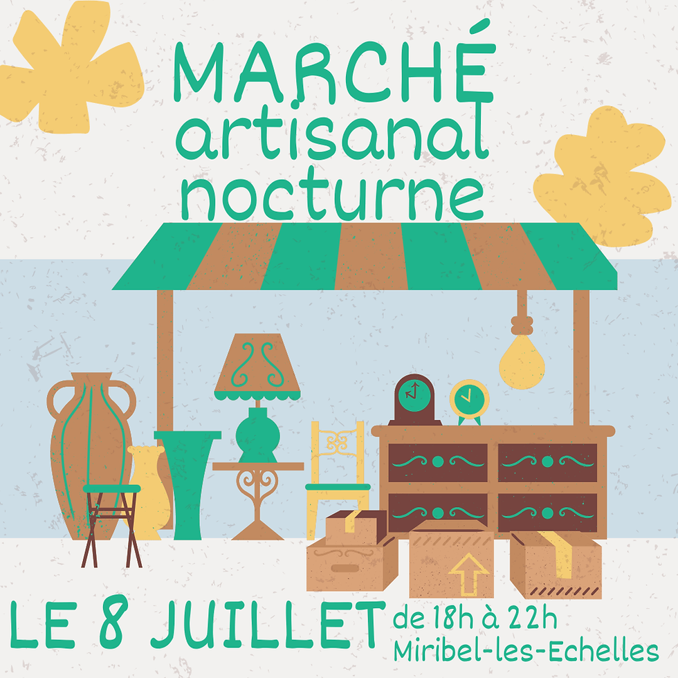 Marché artisanal nocturne