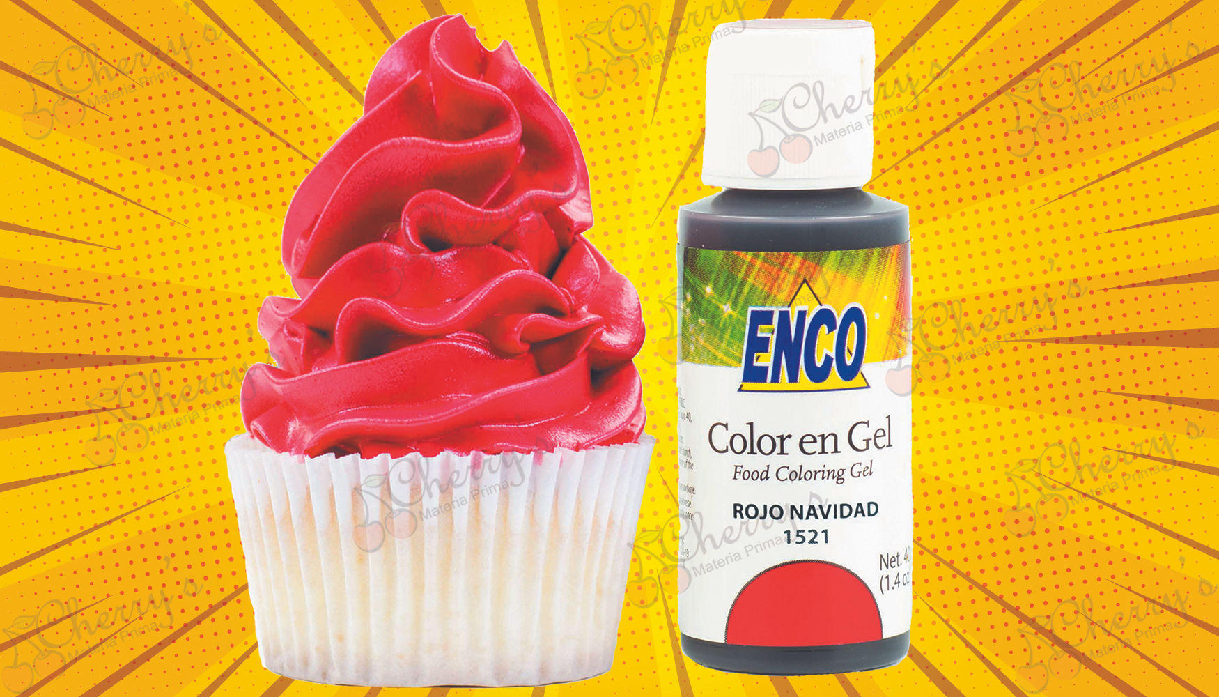 ROJO NAVIDAD GEL 1521