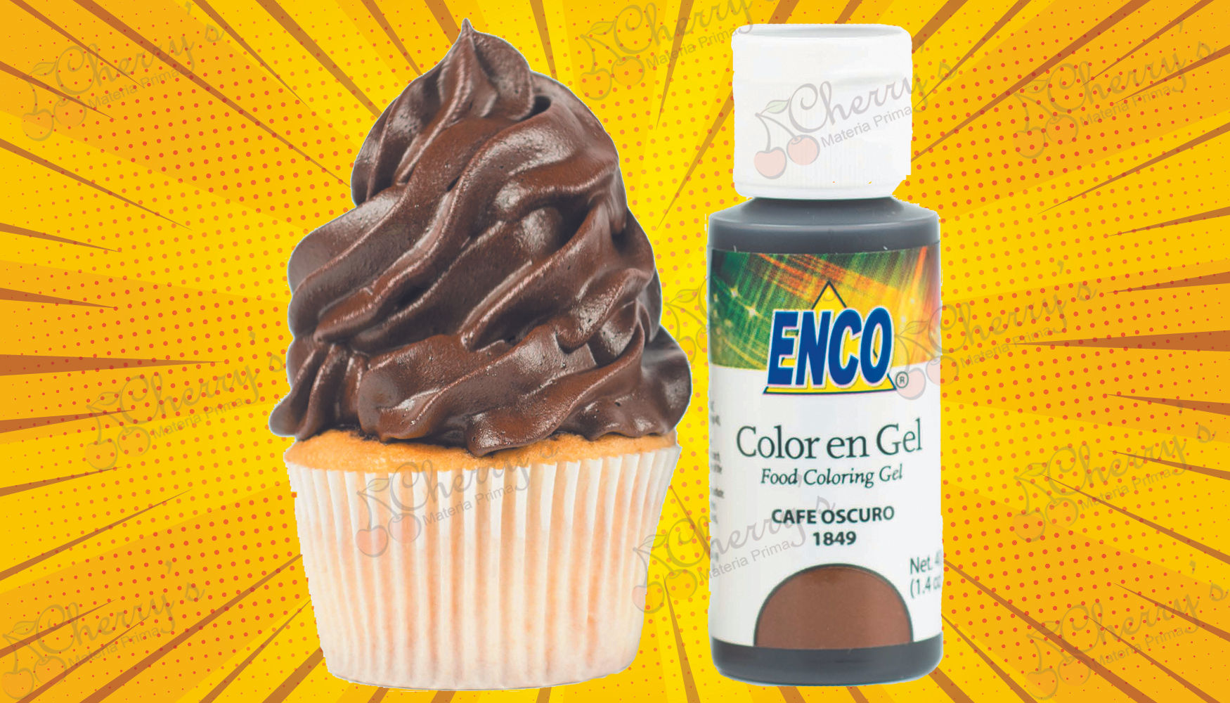 CAFÉ OSCURO GEL 1849