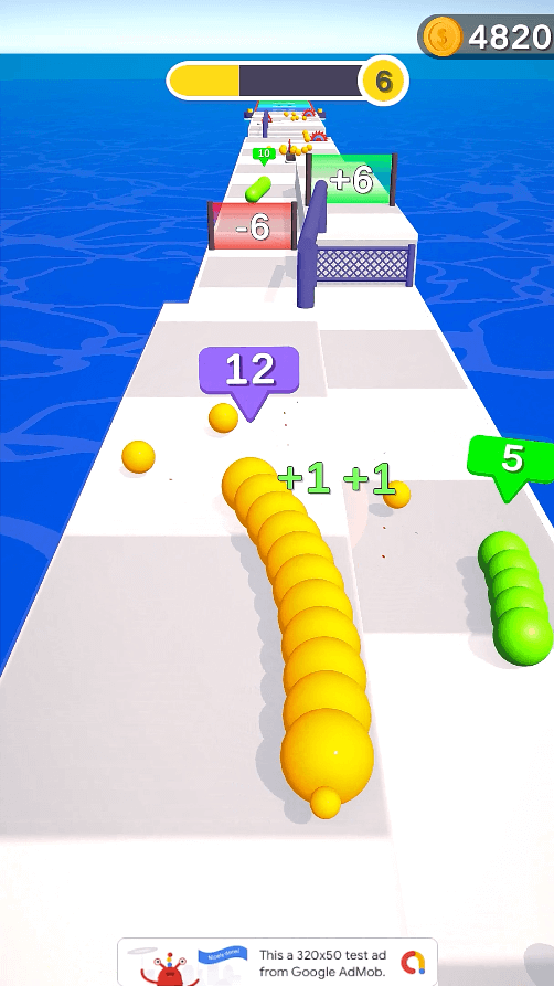 الصورة المصغرة: Snake Rush 3D Unity Game + Admob