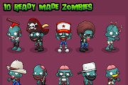 Thumbnail: Zombie Horde - Game Sprites