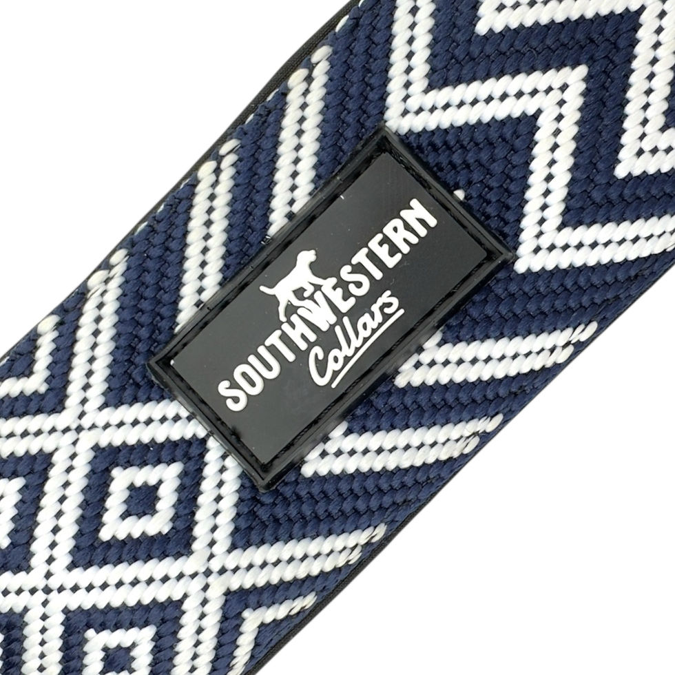 Halsband WILD BLUE, Größe M & L