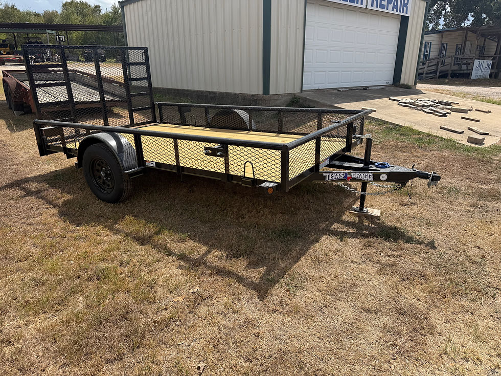 77"x12' Utility Trailer exp met sides $2,788