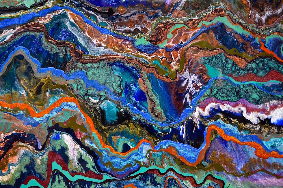 Thumbnail: Coastal Terra Firma art created by Heidi Lee Warta.