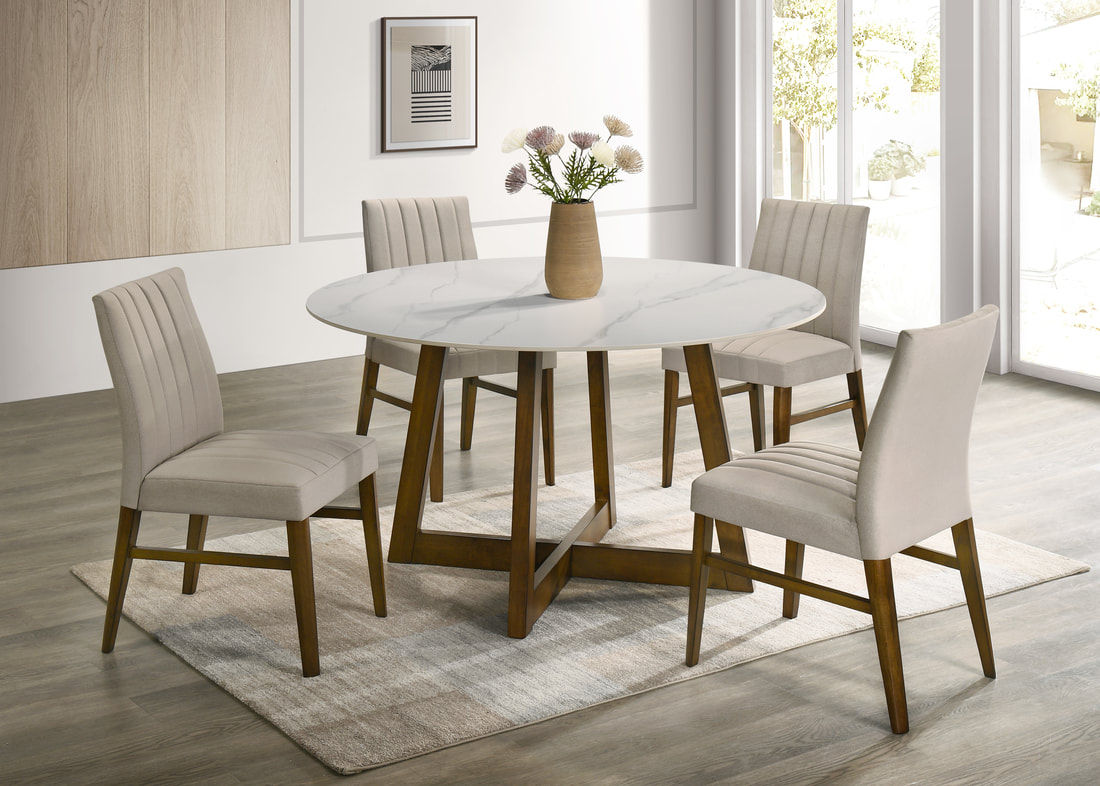 HH Enzo 5-Piece Round Dining Set