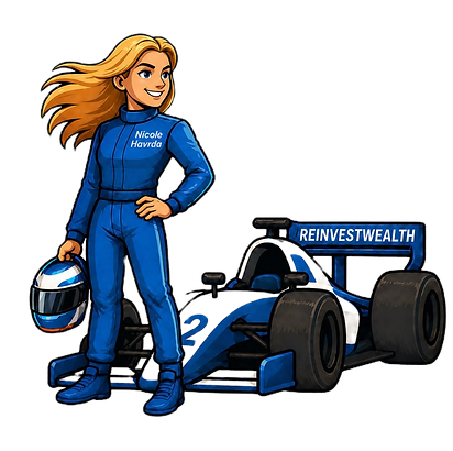 ReInvestWealth AI accounting software for Nicole Havrda professional racing driver